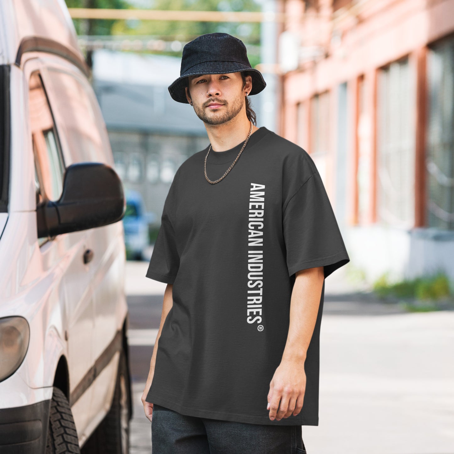 American Industries ® AUS Oversized faded t-shirt