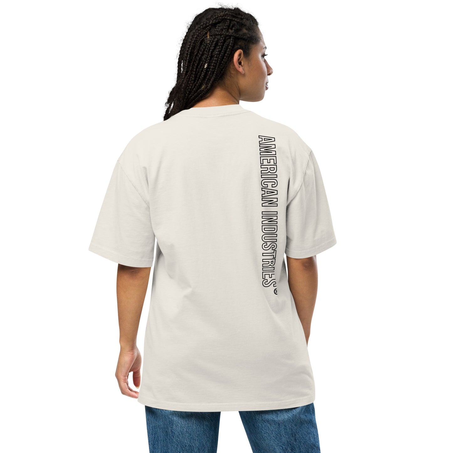 American Industries ® GAC Oversized faded t-shirt