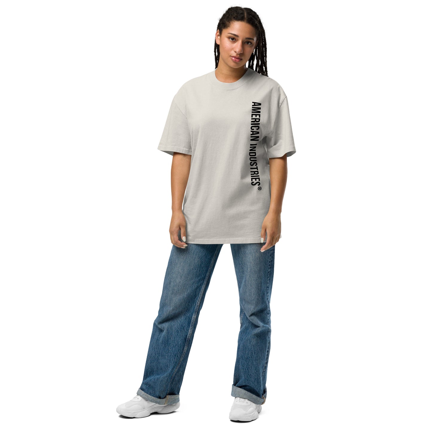 American Industries ® GAC Oversized faded t-shirt