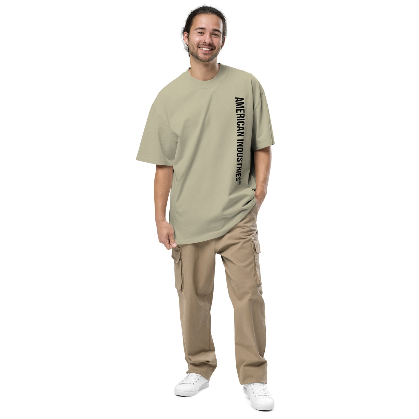 American Industries ®GQP Oversized faded t-shirt
