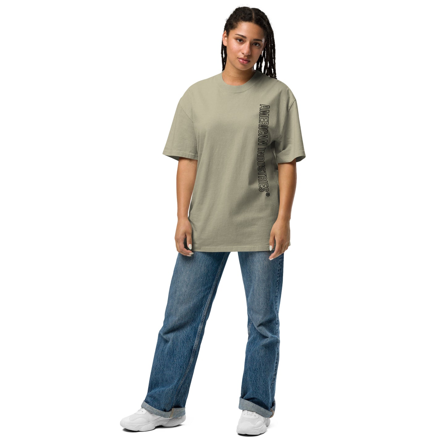 American Industries ® HWA Oversized faded t-shirt