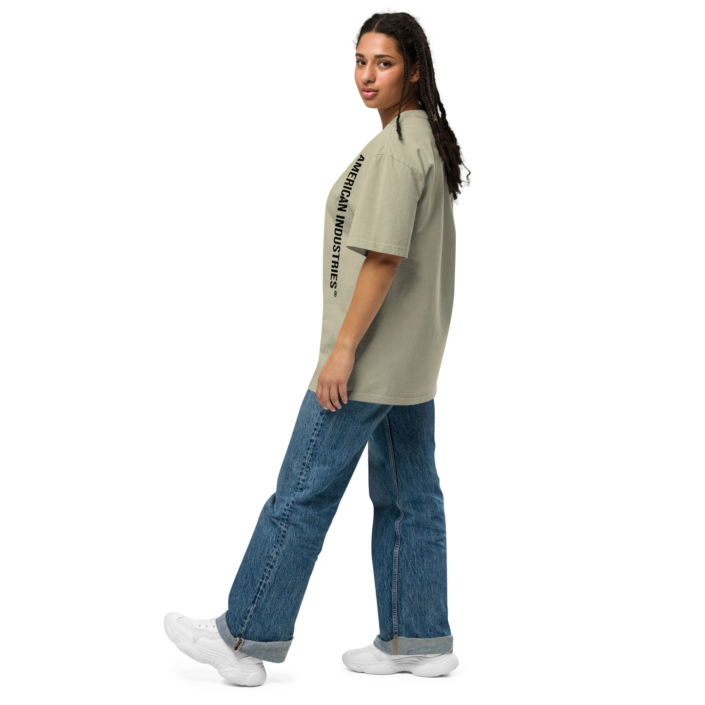 American Industries ®GQP Oversized faded t-shirt